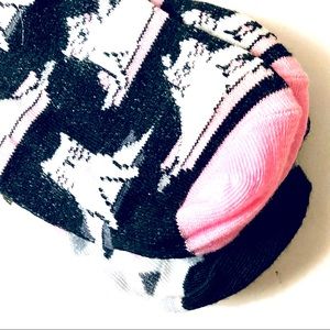 Kitty Cat Yoga Socks Pink Black NWT